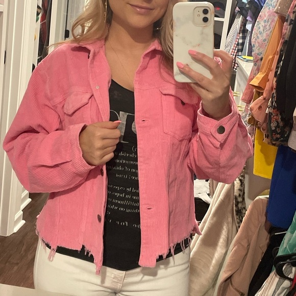 VICI Pink corduroy jacket - Picture 2 of 5